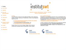 Tablet Screenshot of institut-swt.de